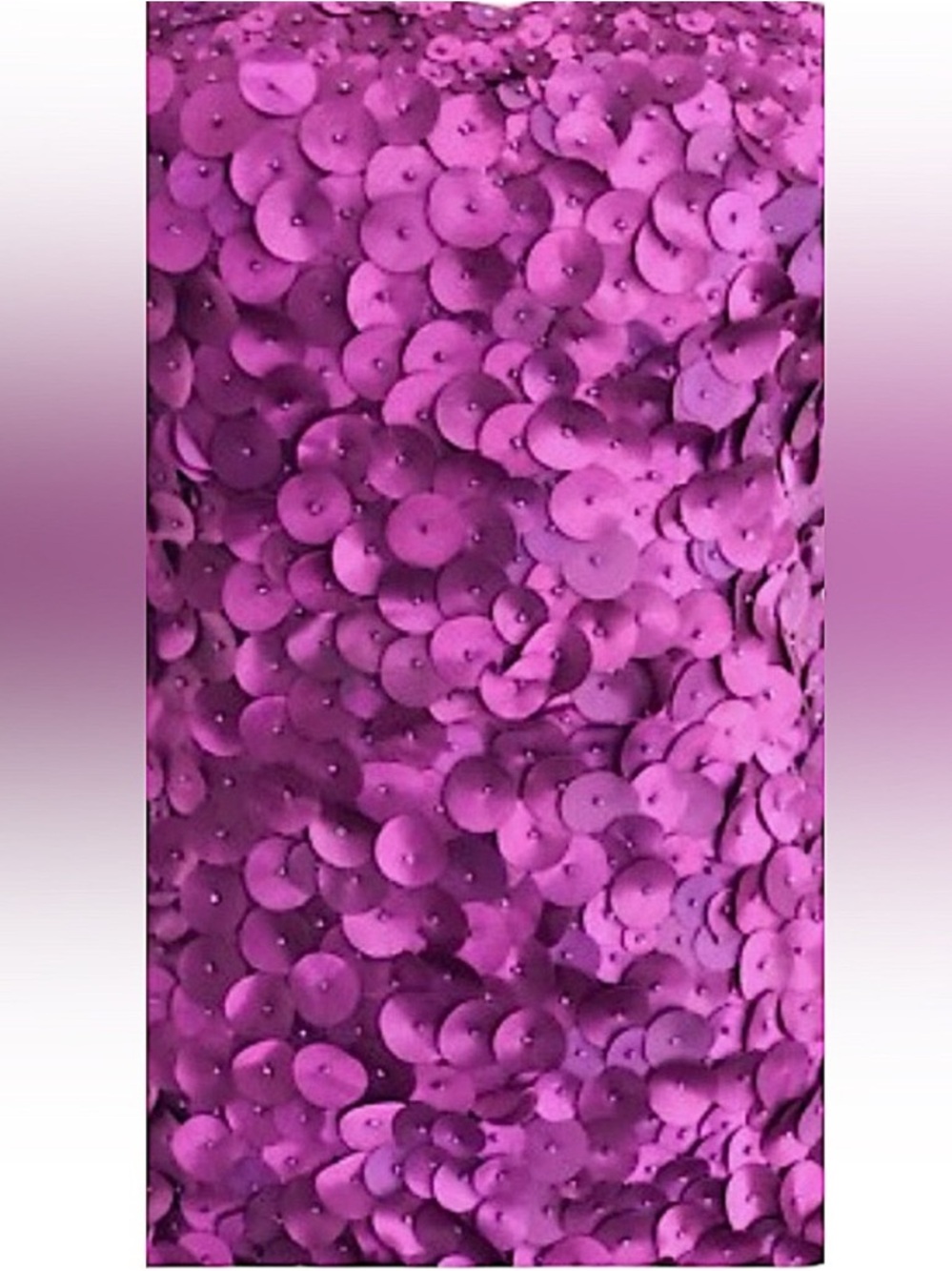 ADRIANNA PAPELL Strapless Fuchsia Floral Appliqué Cocktail Dress - Picture 3 of 8